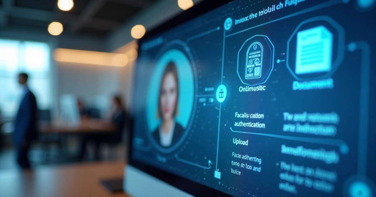 Verificação biométrica facial em ambiente digital financeiro 