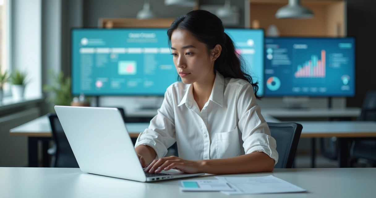 Novo colaborador usando assistente digital no processo de onboarding 