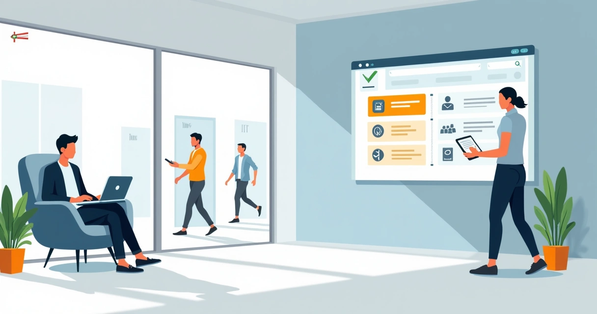 Nuevo empleado siguiendo proceso de onboarding digital en empresa paraguaya 