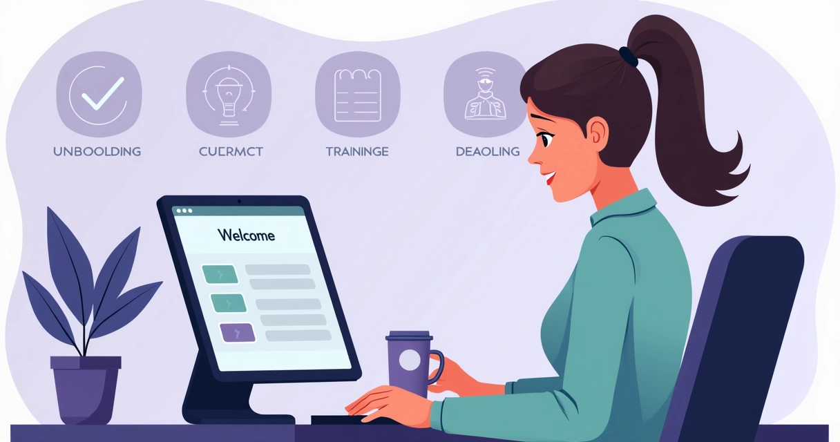 Parceiro fazendo onboarding digital com tablet e recebendo mensagem de boas-vindas 