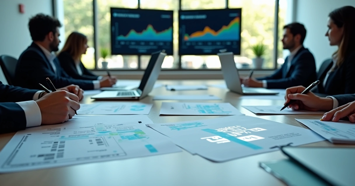 Mesa de operações com símbolos do real e dólar