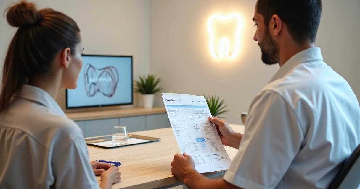Dentista apresenta orçamento odontológico como experiência premium ao paciente 