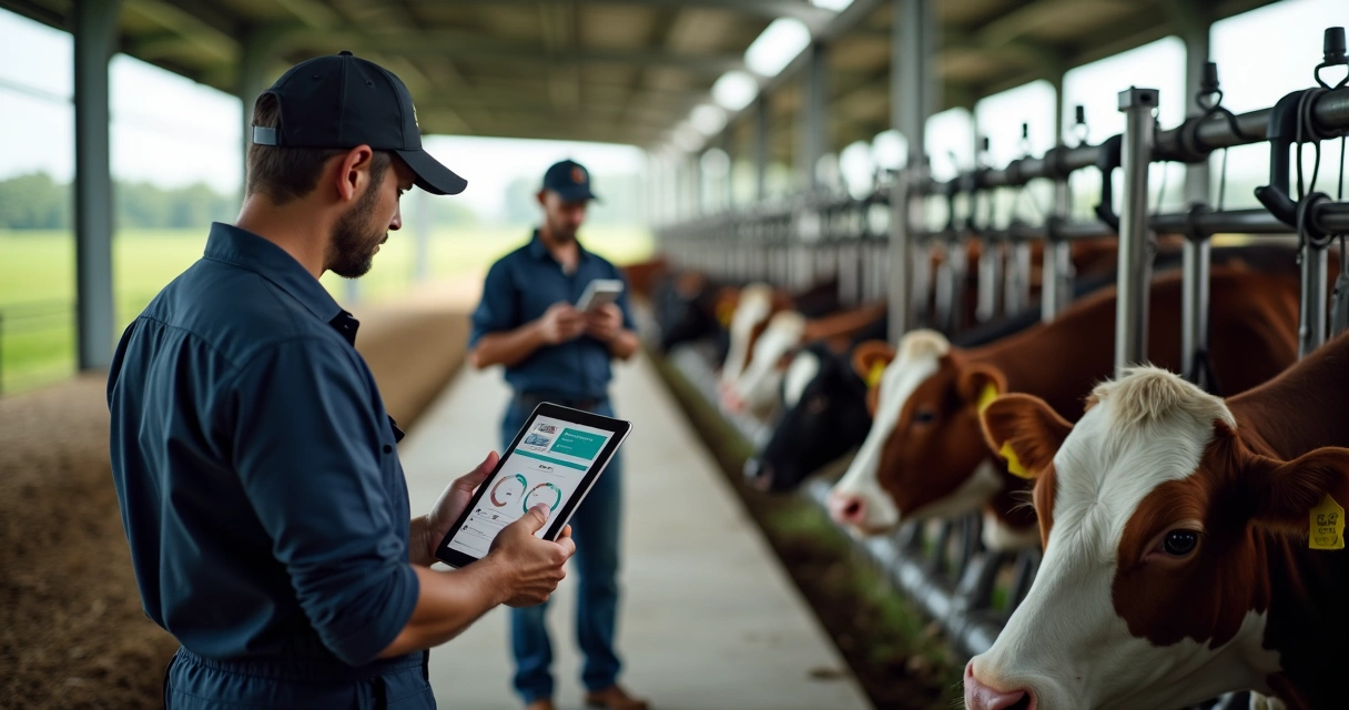 Monitoramento automatizado do rebanho leiteiro em fazenda 