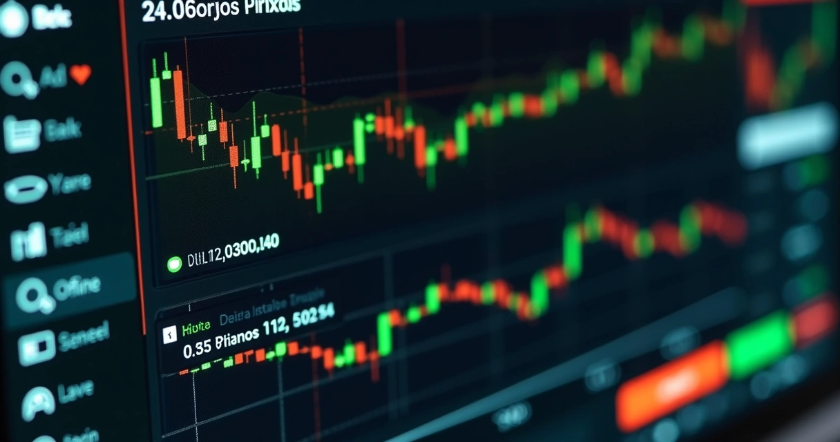 Tela de execução de ordens automatizadas na plataforma de trading 