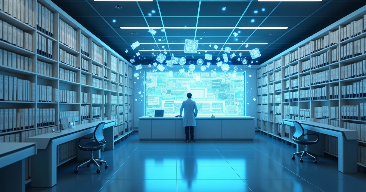 Organização digital de documentos em clínica médica