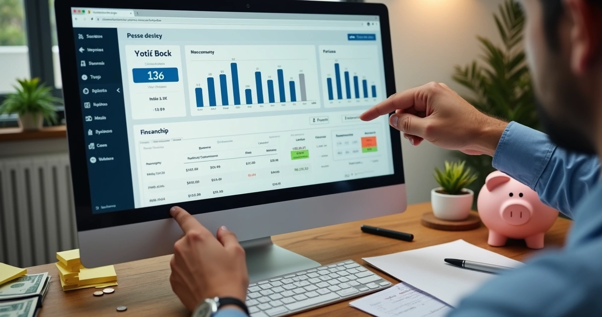 Organização financeira com reservas para férias e 13º