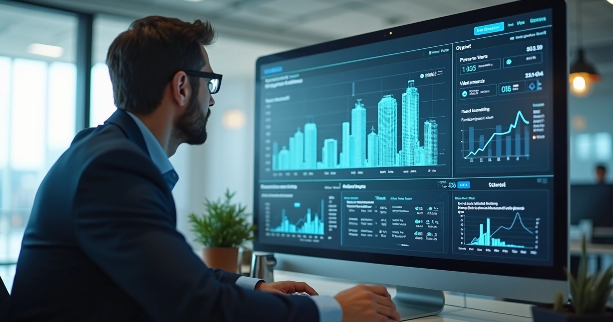 Síndico visualiza painel digital com histórico de visitas, tarefas e registros centralizados 