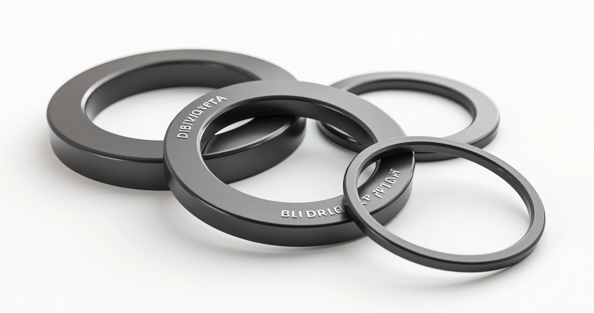 Anéis medidores do orquidômetro de Rochester organizados em argola 