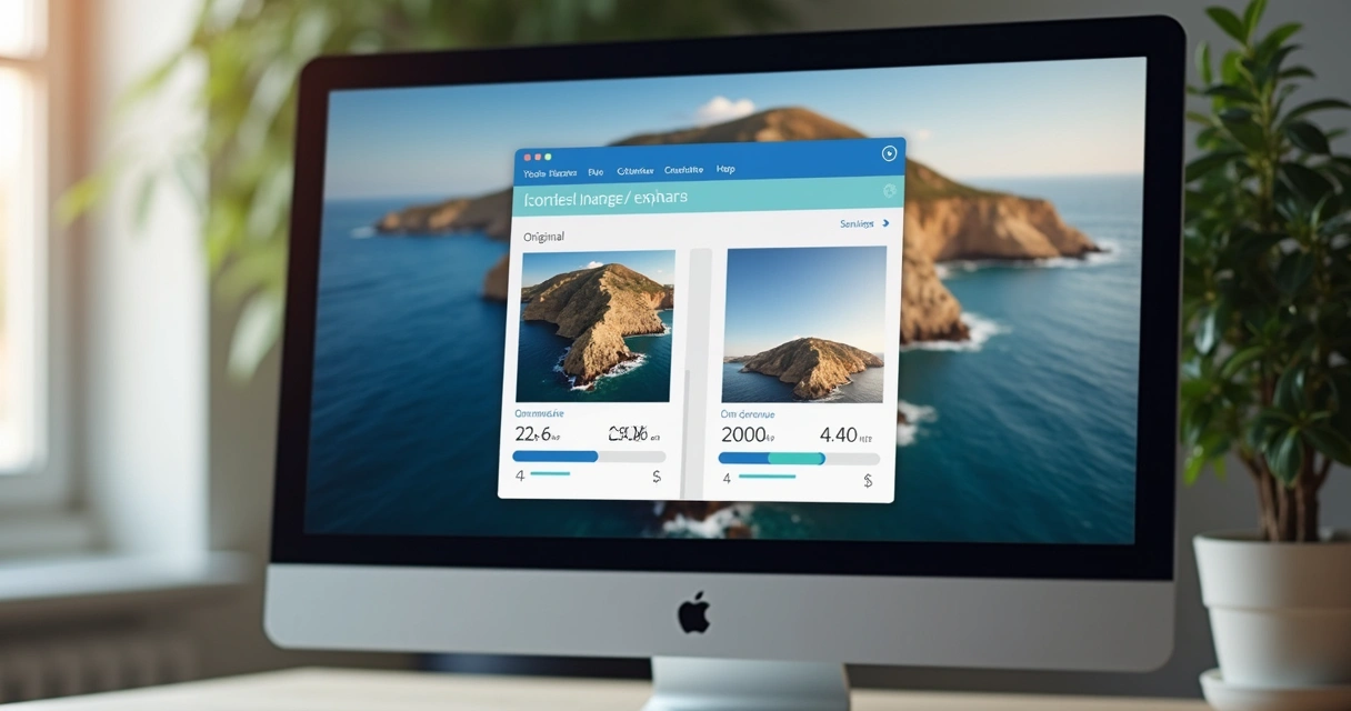 Compressão de imagem em um site de SEO 