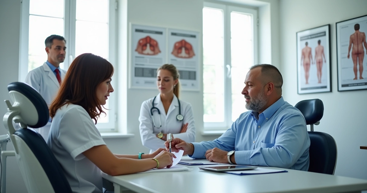 Paciente obeso em consulta odontológica para distúrbio do sono 
