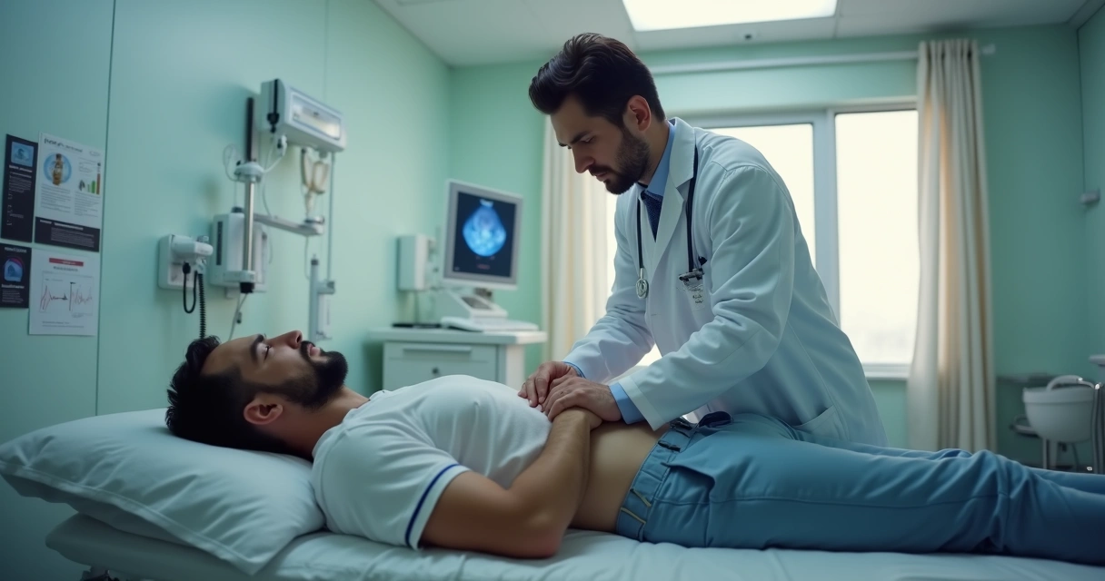 Paciente faz exame simples em clínica popular 