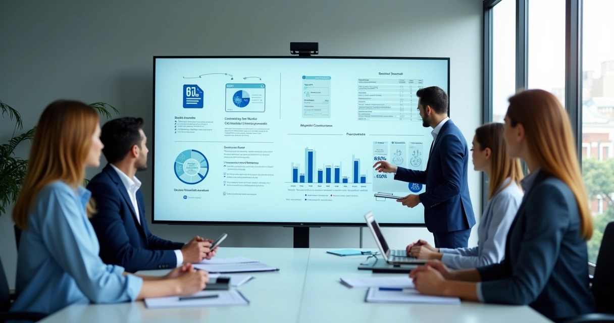 Equipe analisando padrão nacional de notas fiscais