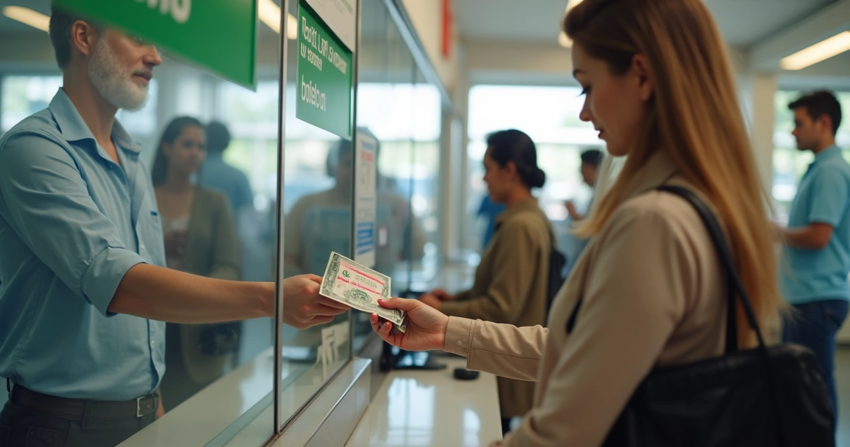 Pagamento de boleto em casa lotérica com dinheiro 