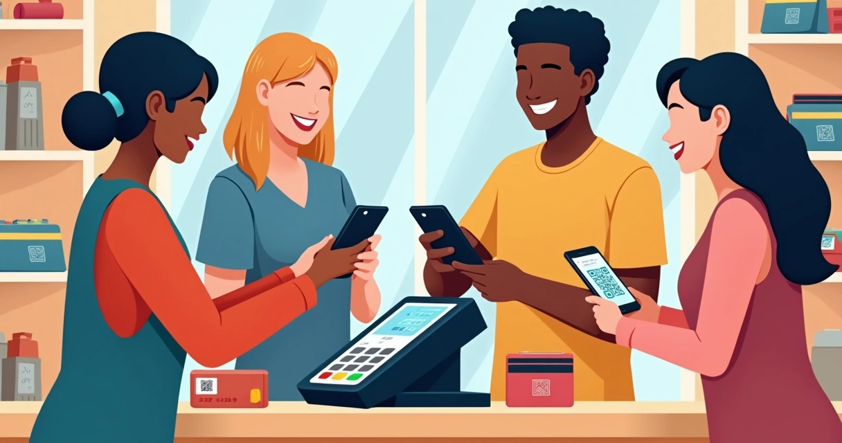 Cenário de clientes utilizando diferentes meios de pagamento digital 