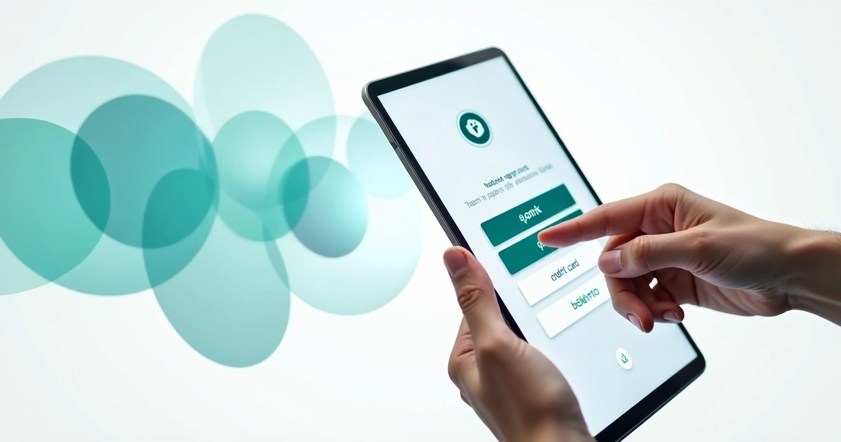Interface de pagamento digital com opções Pix, cartão e boleto