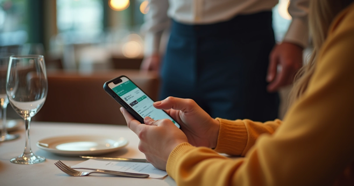 Cliente paga conta do restaurante pelo celular 