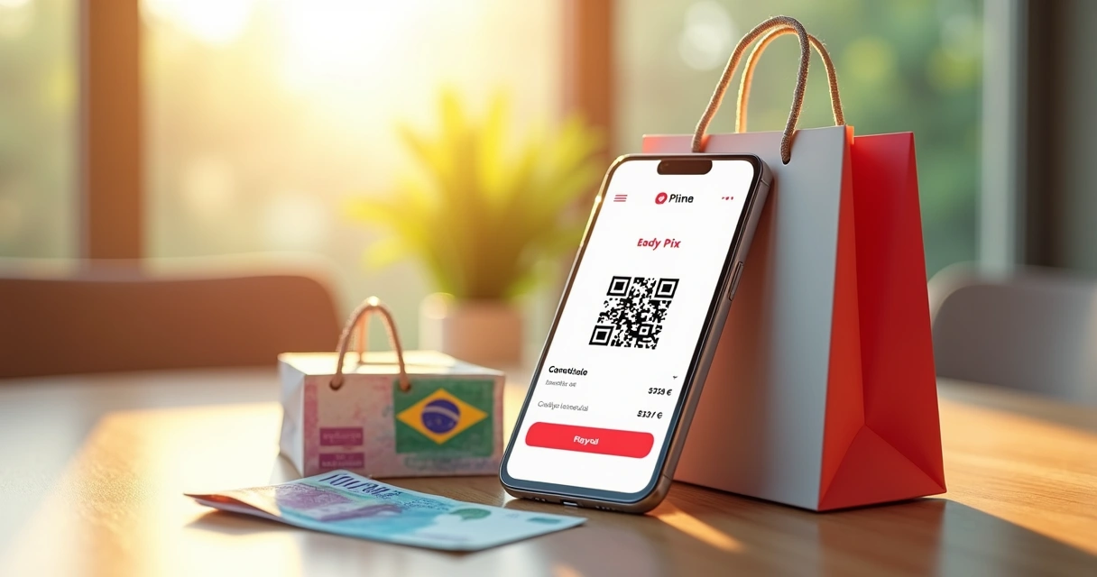 Pagamento de compras online usando Pix 