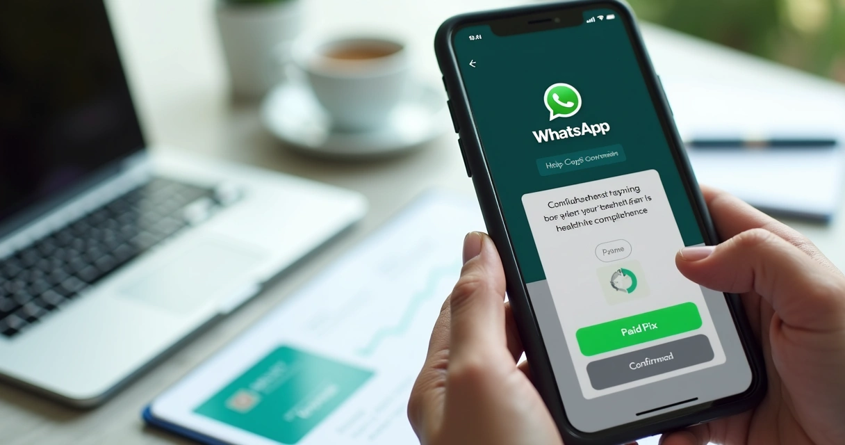 Pagamento de plano de saúde por WhatsApp e Pix