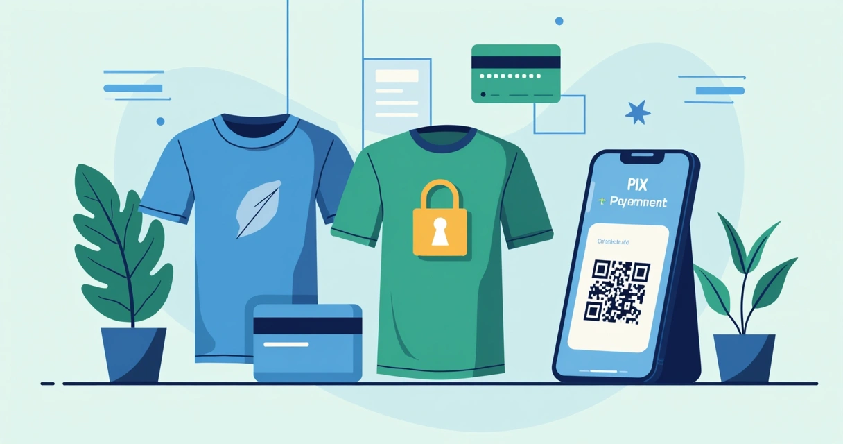 pagamento seguro para camisetas personalizadas