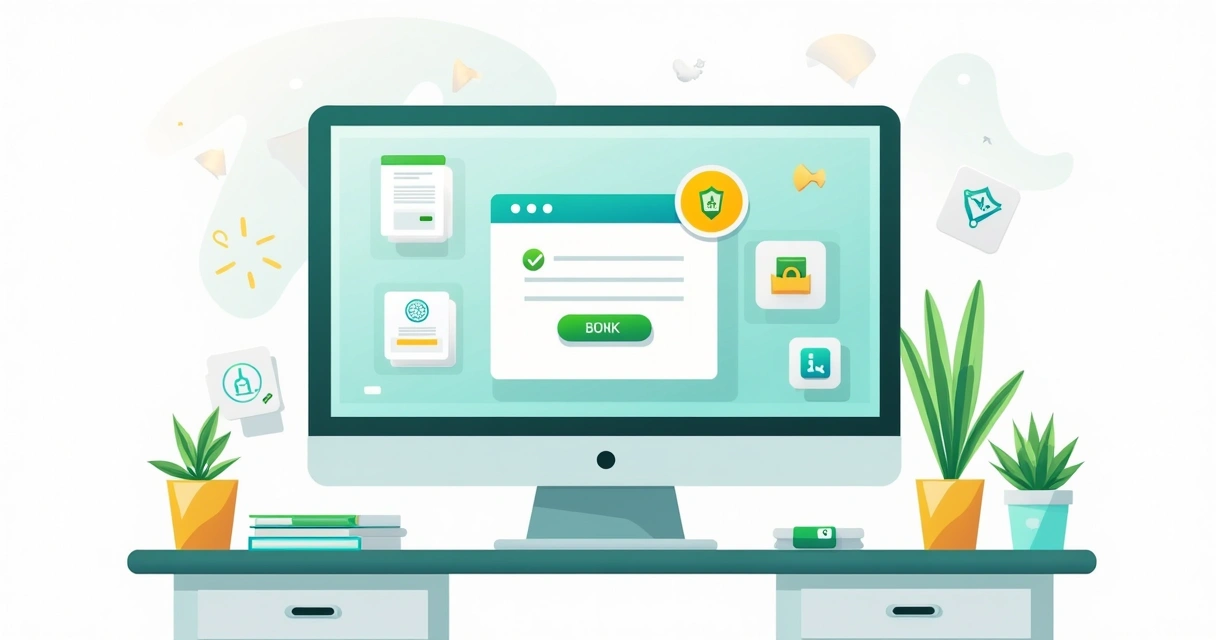 Tela de computador mostrando pagamento seguro para e-commerce 