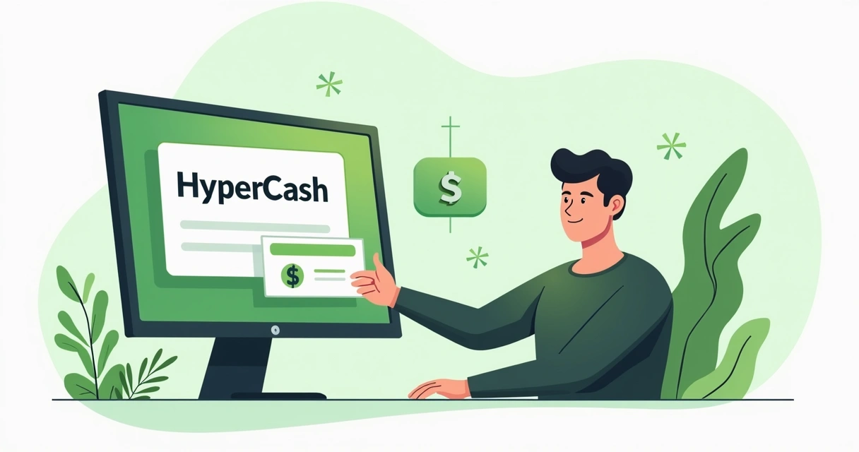 Tela mostrando pagamento transparente na HyperCash 