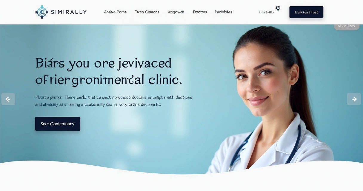 Exemplo de landing page médica focada em conversão de pacientes 