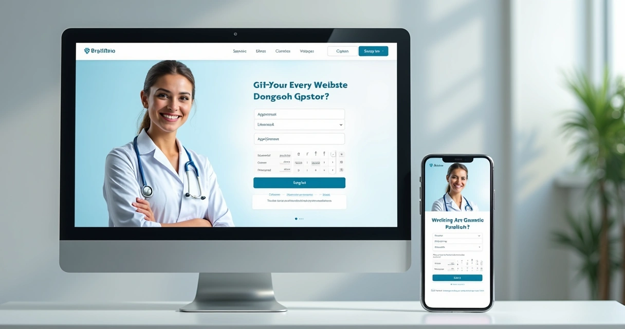 Landing page clínica médica captação pacientes 
