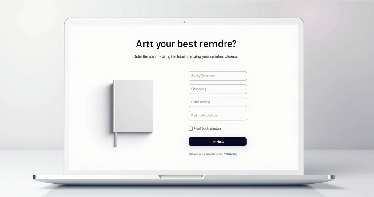 Formulário simples em página de captura digital 