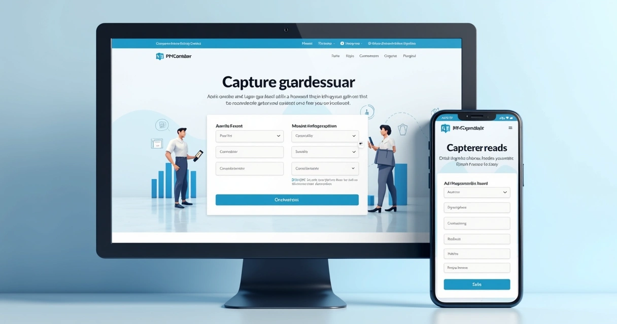 Landing page para captura de leads