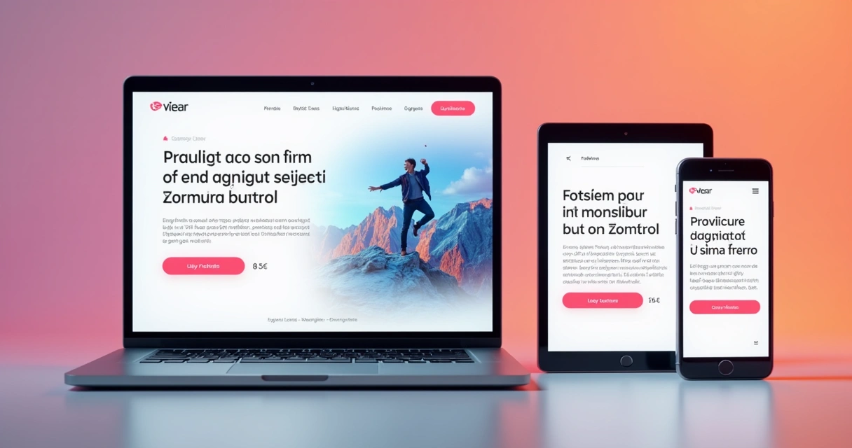 Página de captura em dispositivos diferentes