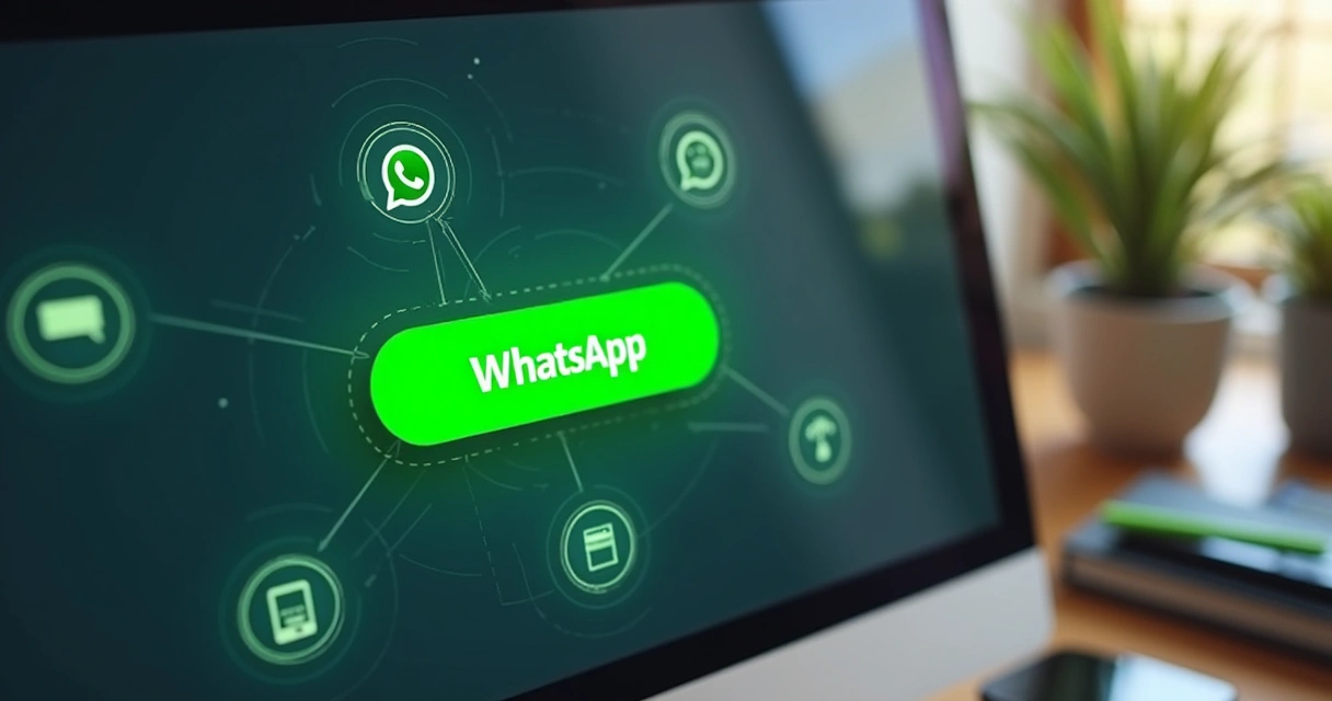 Página de captura com botão de WhatsApp destacado 
