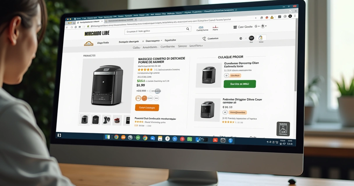 Página de catálogo com ofertas 