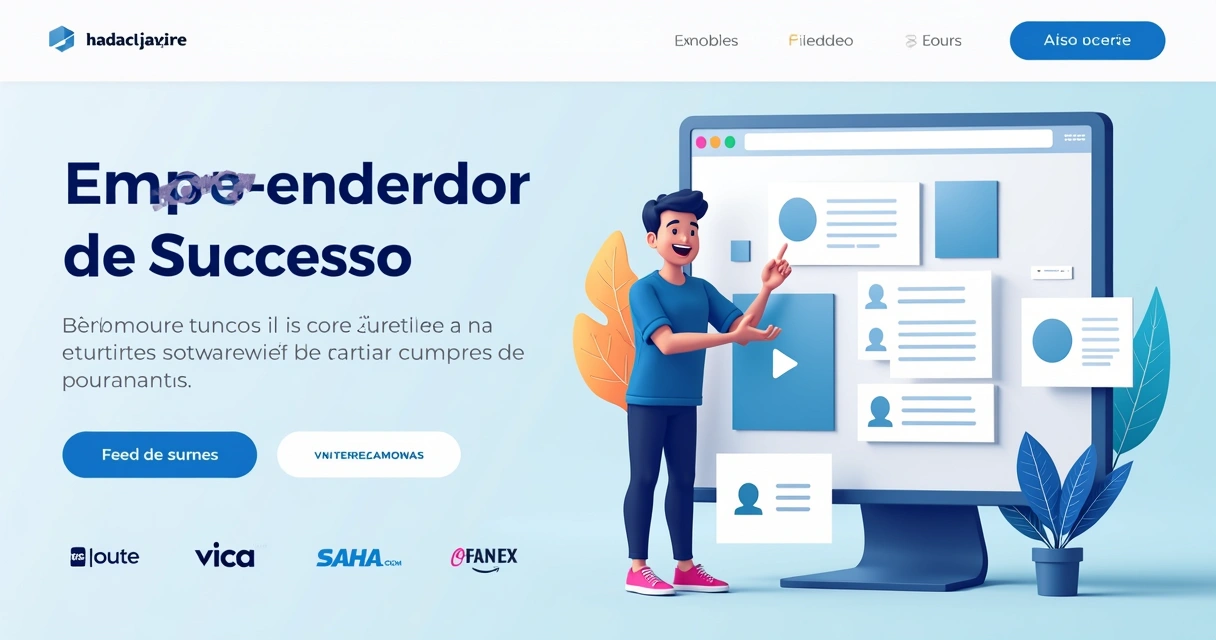 Landing page do Empreendedor de Sucesso com destaque para oferta e depoimentos