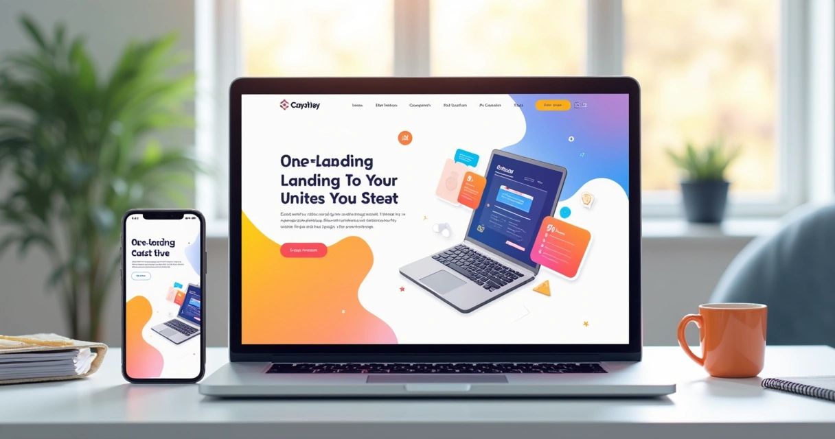 Página de site criada gratuitamente com builder visual 