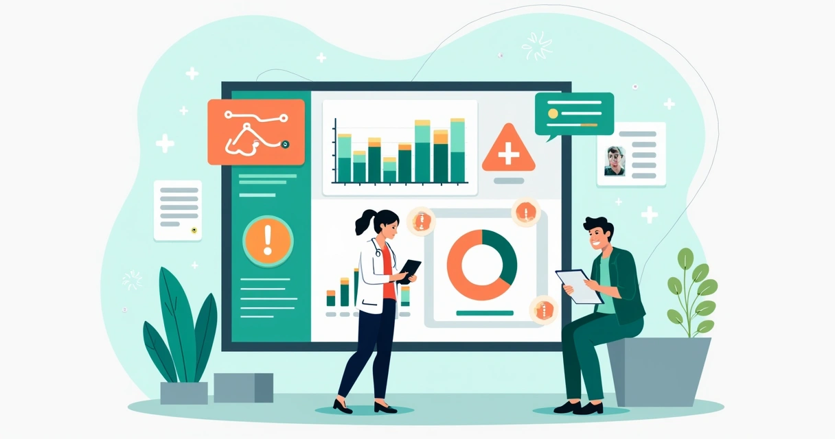 Painel de alerta de glosa automática em interface de saúde 