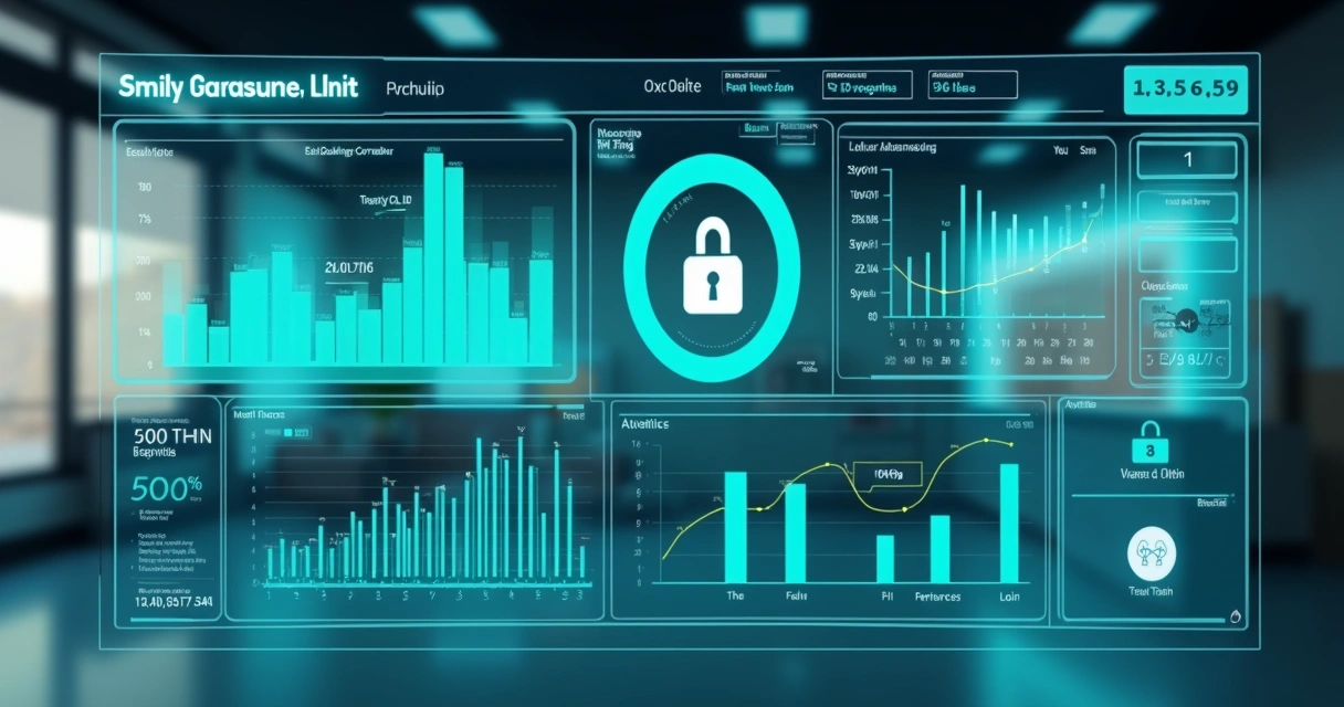Painel mostrando análise de dados do usuário no site 