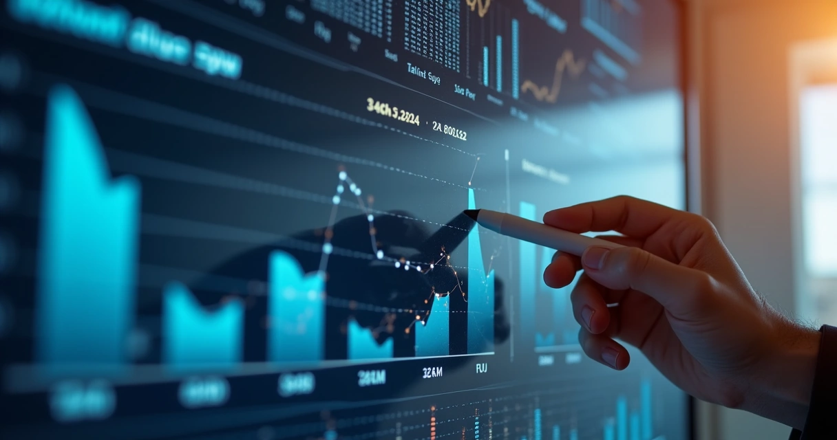 Painel com gráficos de análise de engajamento em redes sociais