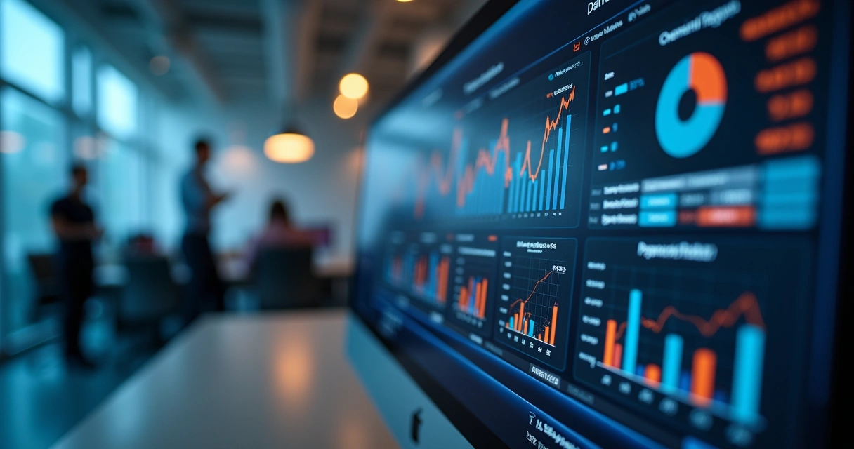 Painel de análise de relatórios financeiros automatizados 