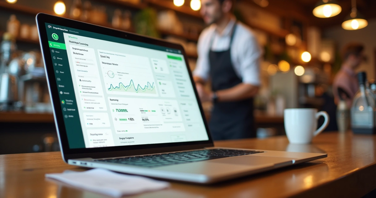Painel com gráficos de campanhas no WhatsApp