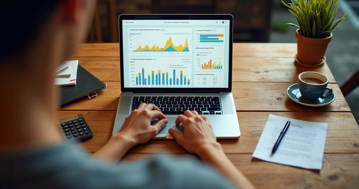 Dashboard de cupons no notebook do gerente