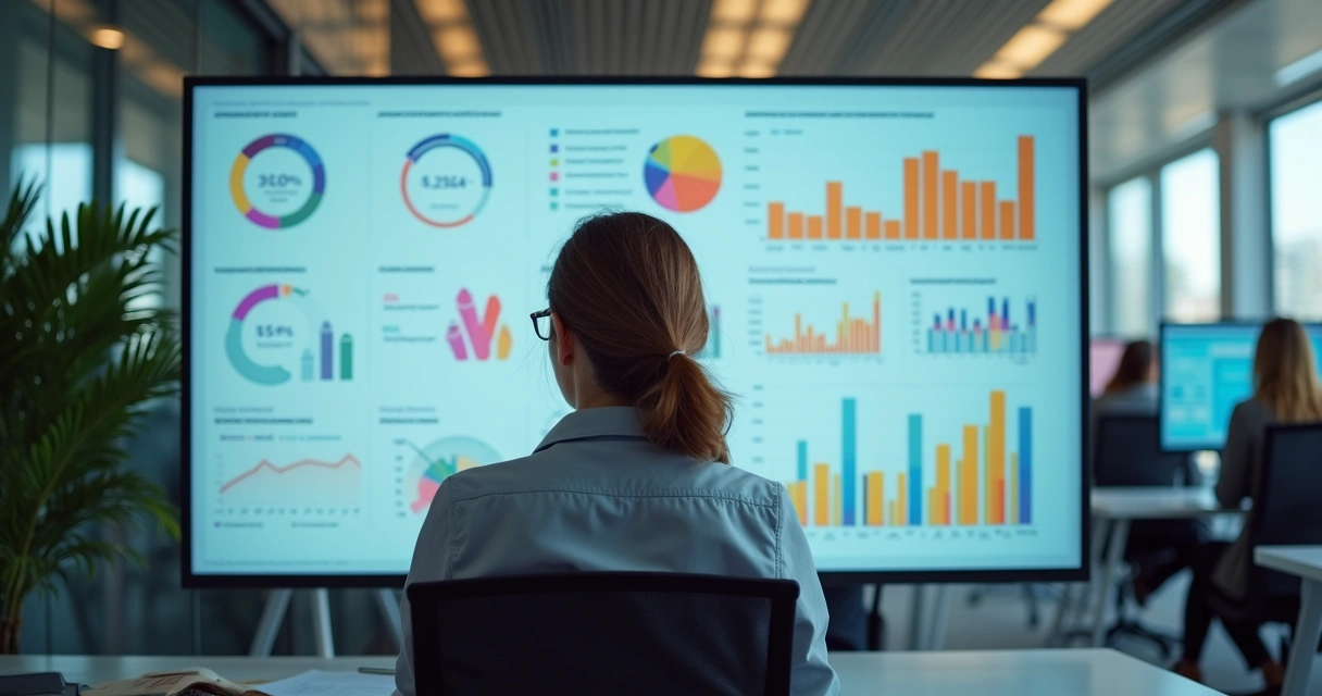 Dashboard analítico facilitando decisão empresarial 