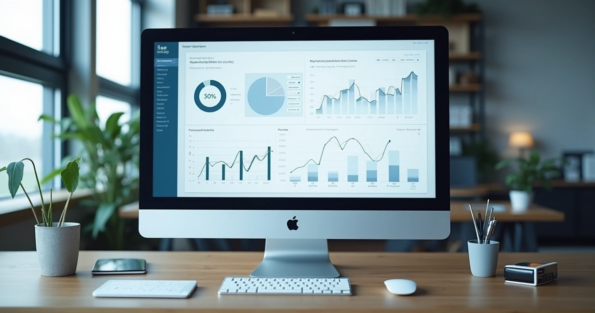 Painel de analytics simples para pequenas empresas 