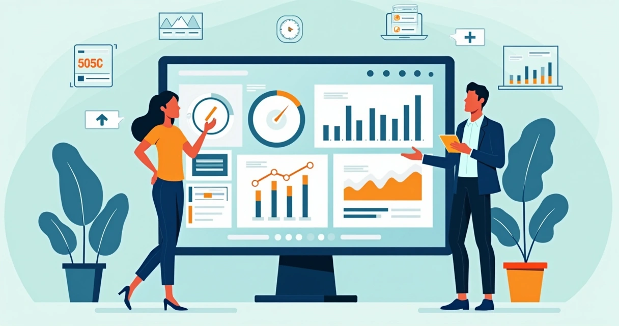 Painel digital mostrando monitoramento de redes sociais e engajamento 