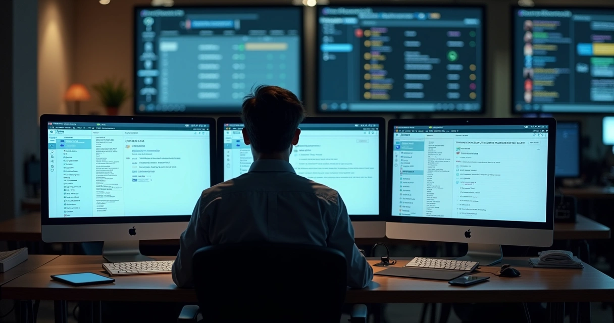 Painel digital noturno de atendimento em condomínio 