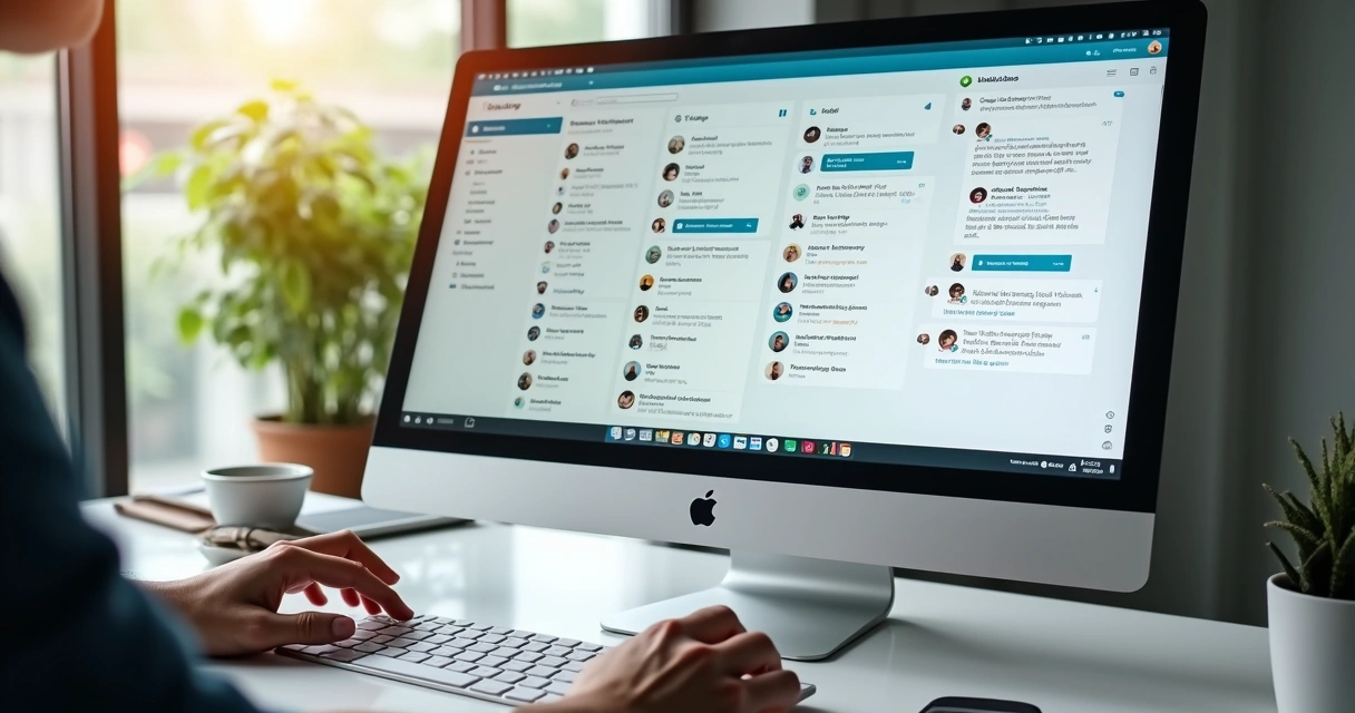 Painel com diferentes canais de atendimento reunidos em uma tela 