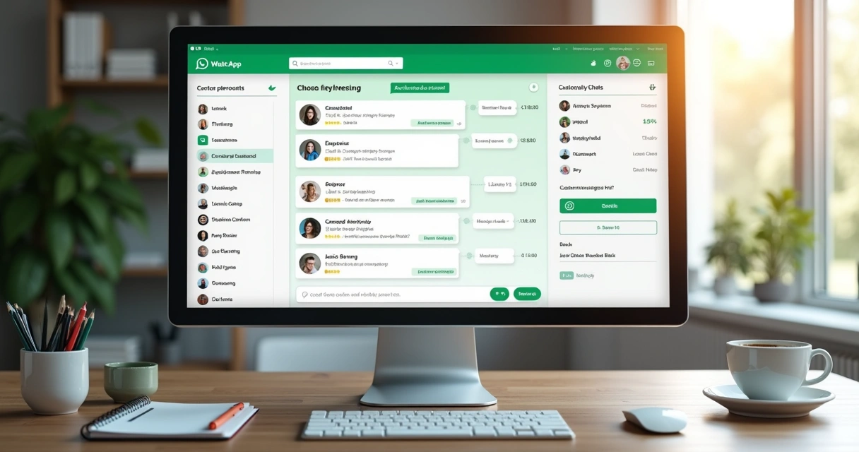 Painel de atendimento com alertas de consentimento no WhatsApp 