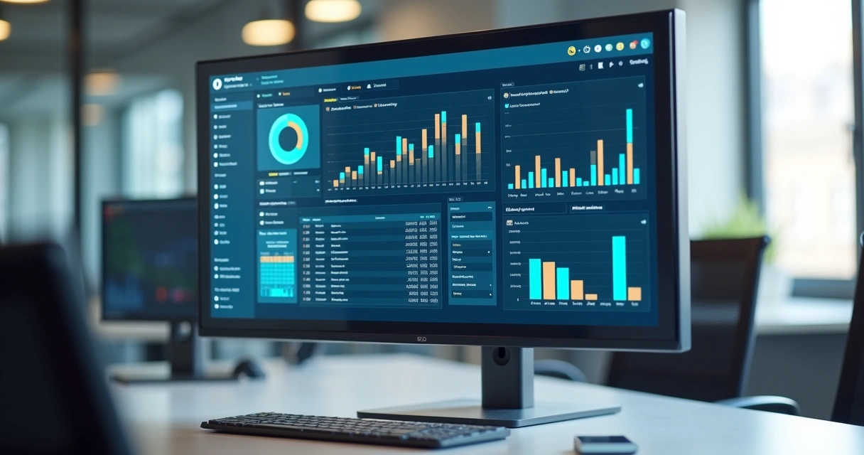 Painel de dados com atualização em lote e gráficos