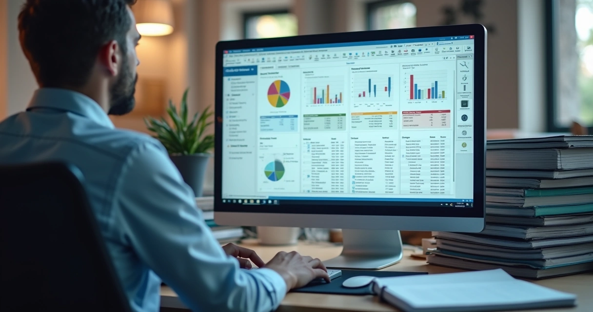 Relatório de feedbacks em monitor durante auditoria 