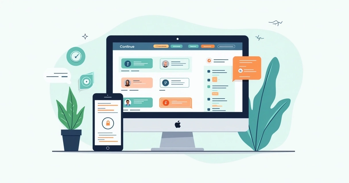 Tela com aulas online organizadas em dashboard moderno 