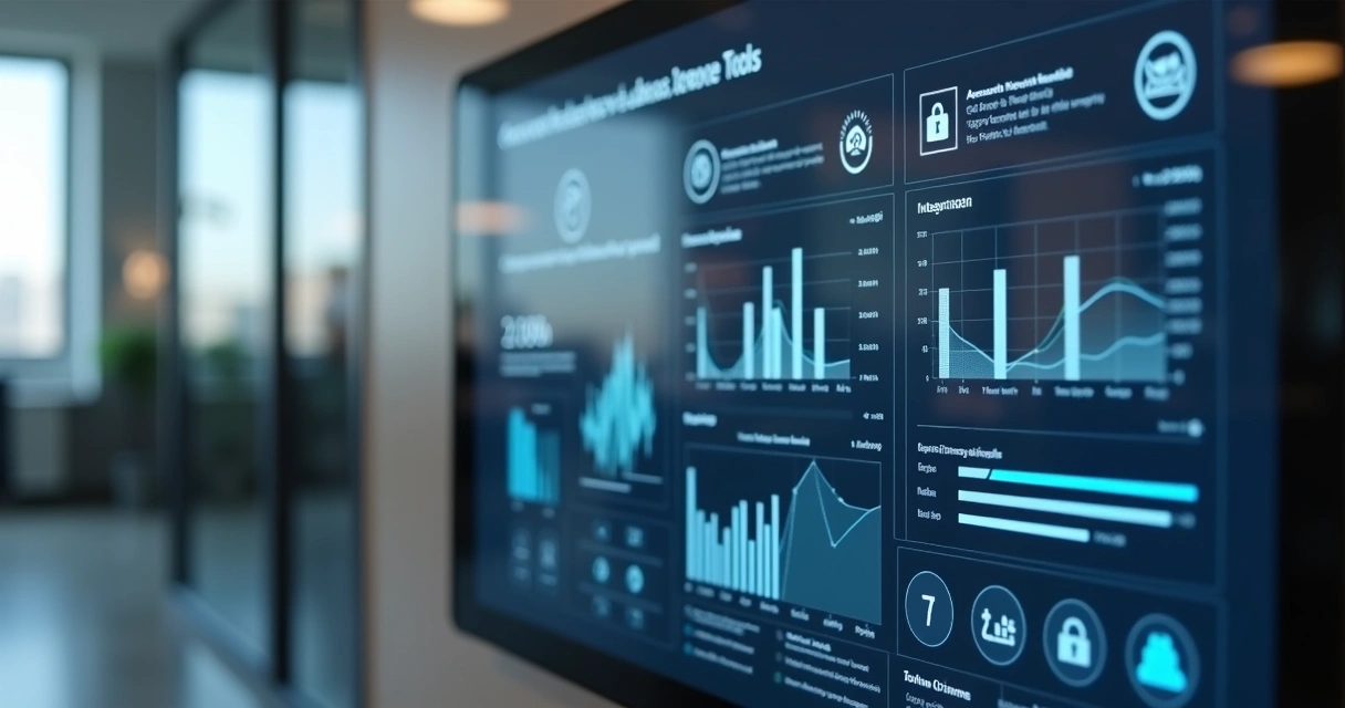 Painel de automação financeira com contas a receber em destaque 